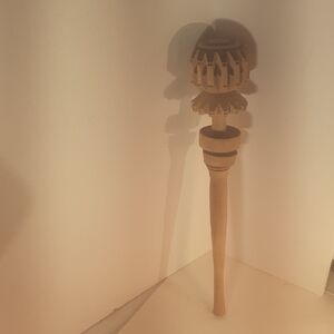 Molinillo Latin American/Mexican Hand Carved Wooden Whisk/Frother